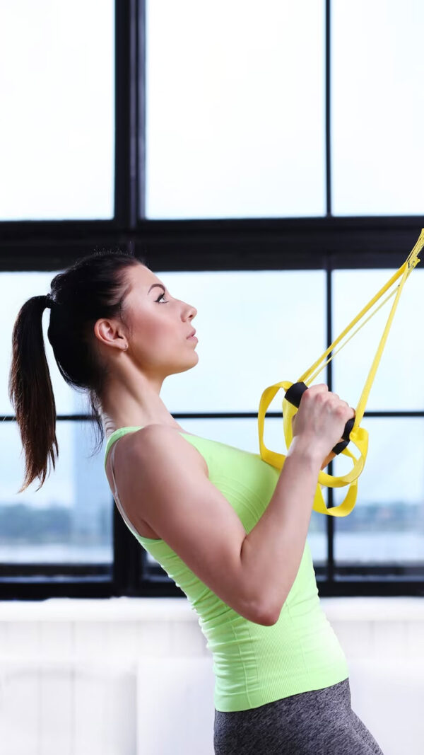 Back Exercise with Resistance Band at Home