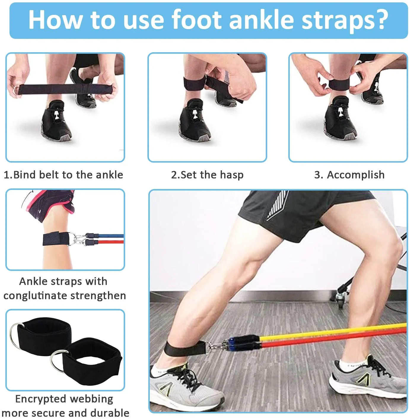 How to use foot ankle straps