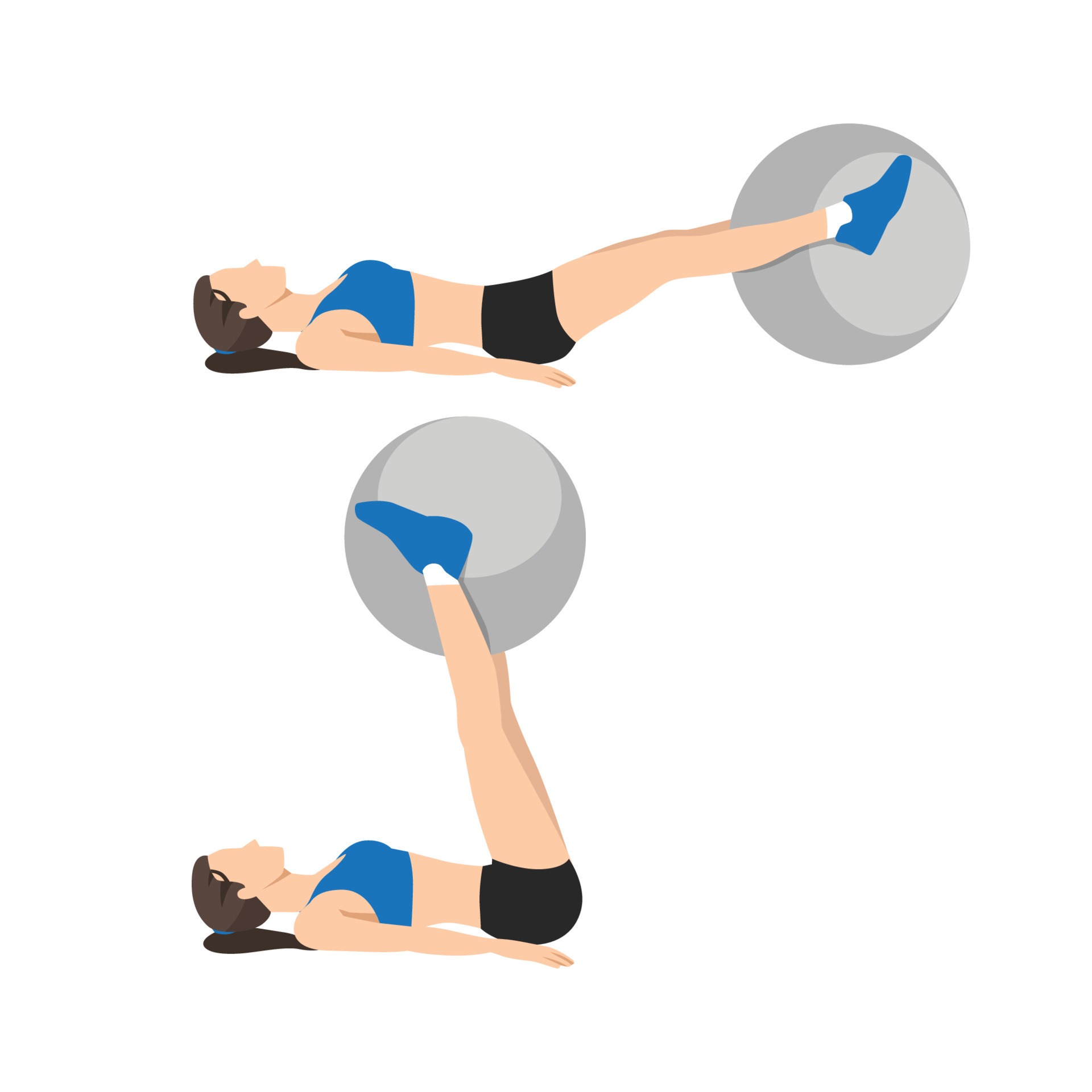 Medicine Ball Leg Raises