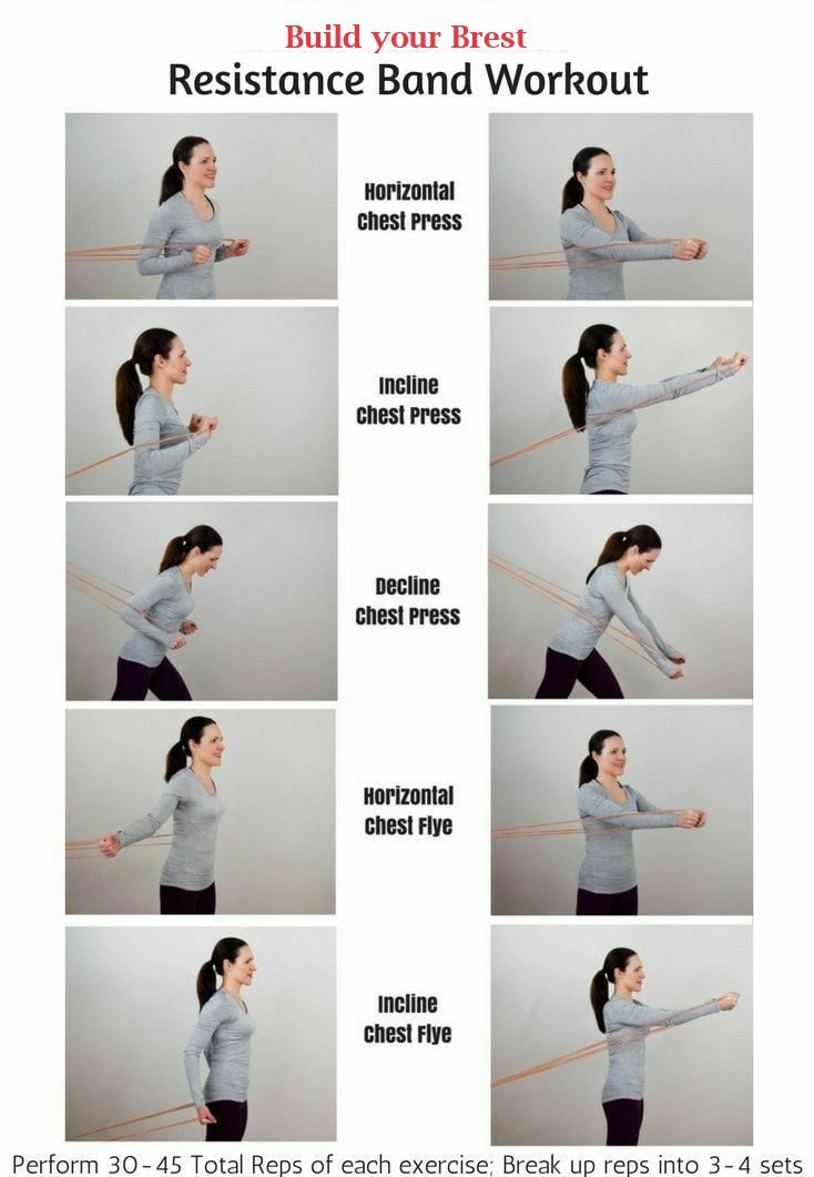 Resistance Band Workout pdf For Increase Breast Size Fitness Stories
