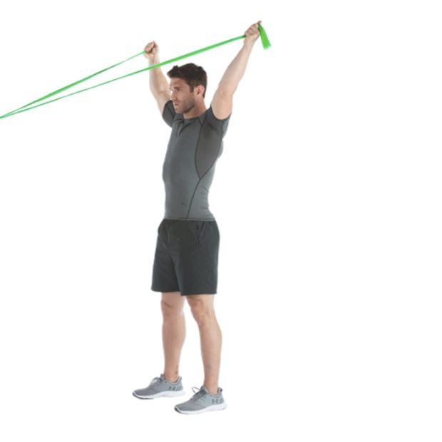 Resistance band Exercises for upper back pain