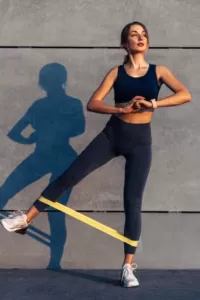 SPLIT LEG LIFTS resistance bands