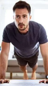 Biceps workout at home with dumbbells