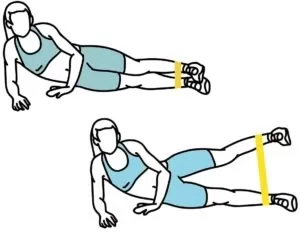 Side Plank with Hip Abduction