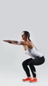 yoga squat full body exercise at home