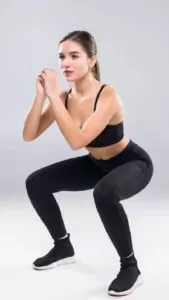 yoga squat pose for beginners