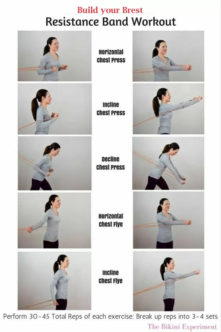 Resistance Band Workout pdf For Increase Breast Size
